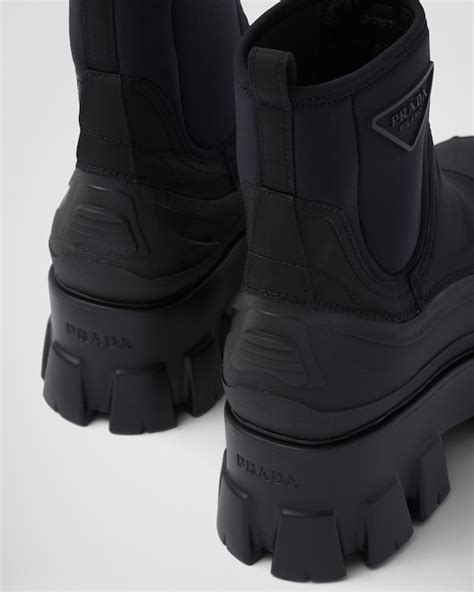 prada re-nylon coat|Prada monolith re nylon boots.